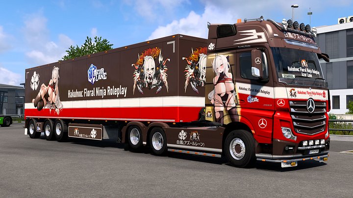 [ETS2] IJN Hakuhou (Floral Ninja Roleplay) - Azur Lane [Combo Skin] product image (1)