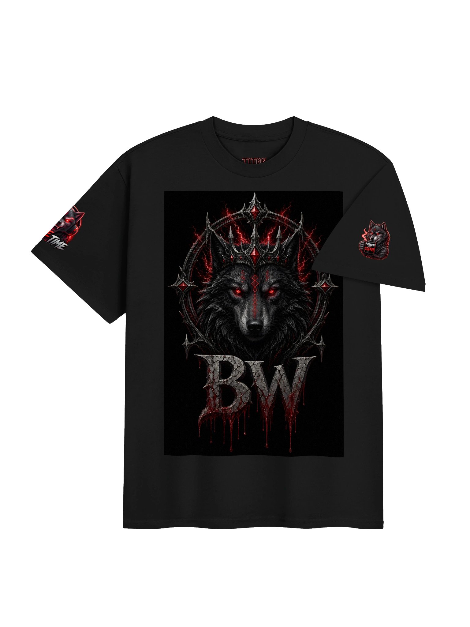 Red Eclipse Wolf Tee product image (14)