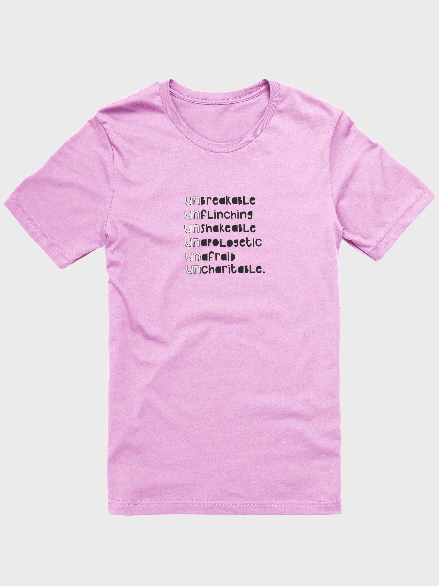 Be Uncharitable T-Shirt (light colours) product image (1)