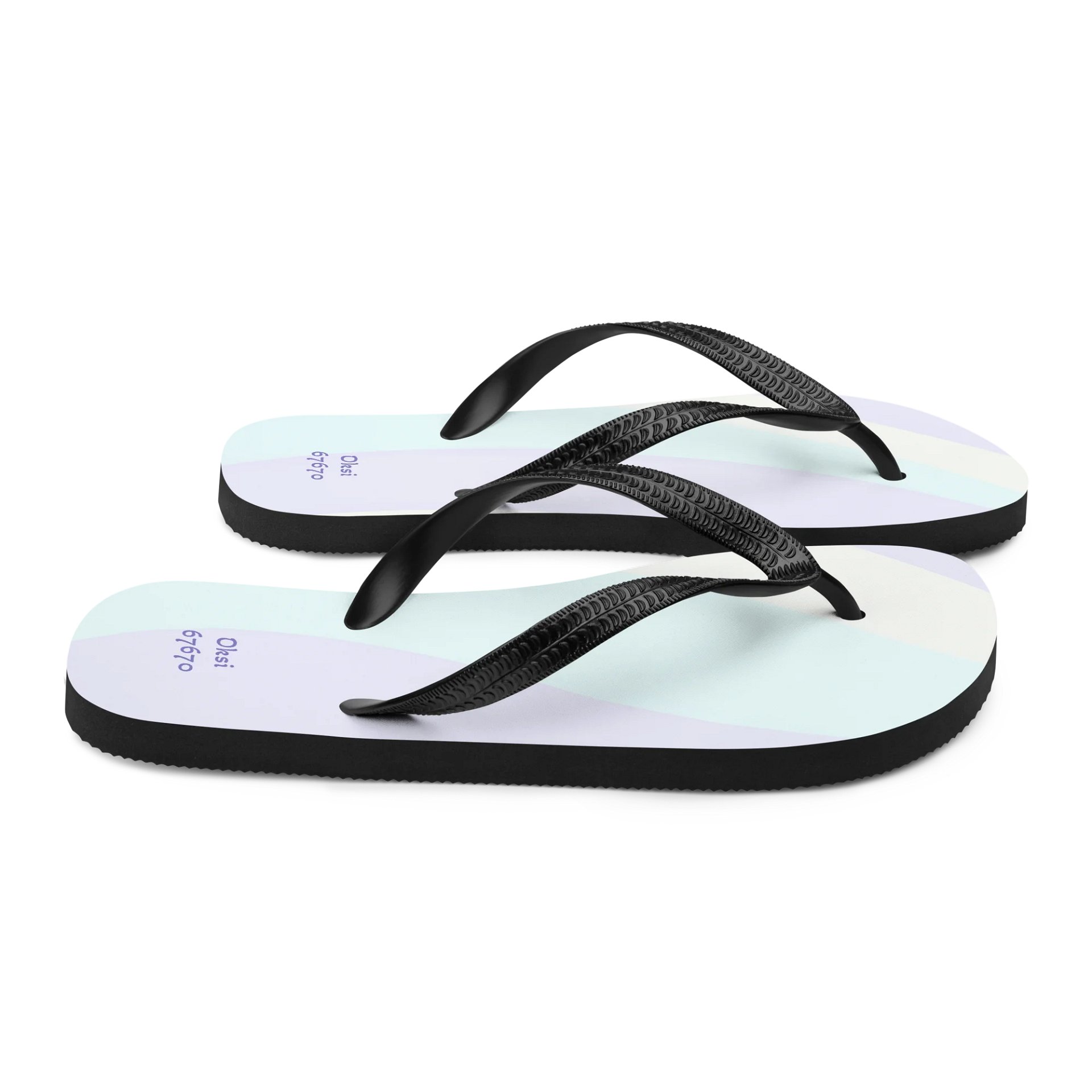 Pastel Wave Custom Flip-Flops product image (6)