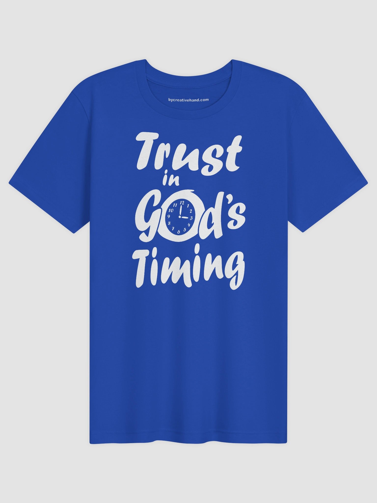 Trust in God's Timing Clock T-Shirt WTX product image (22)