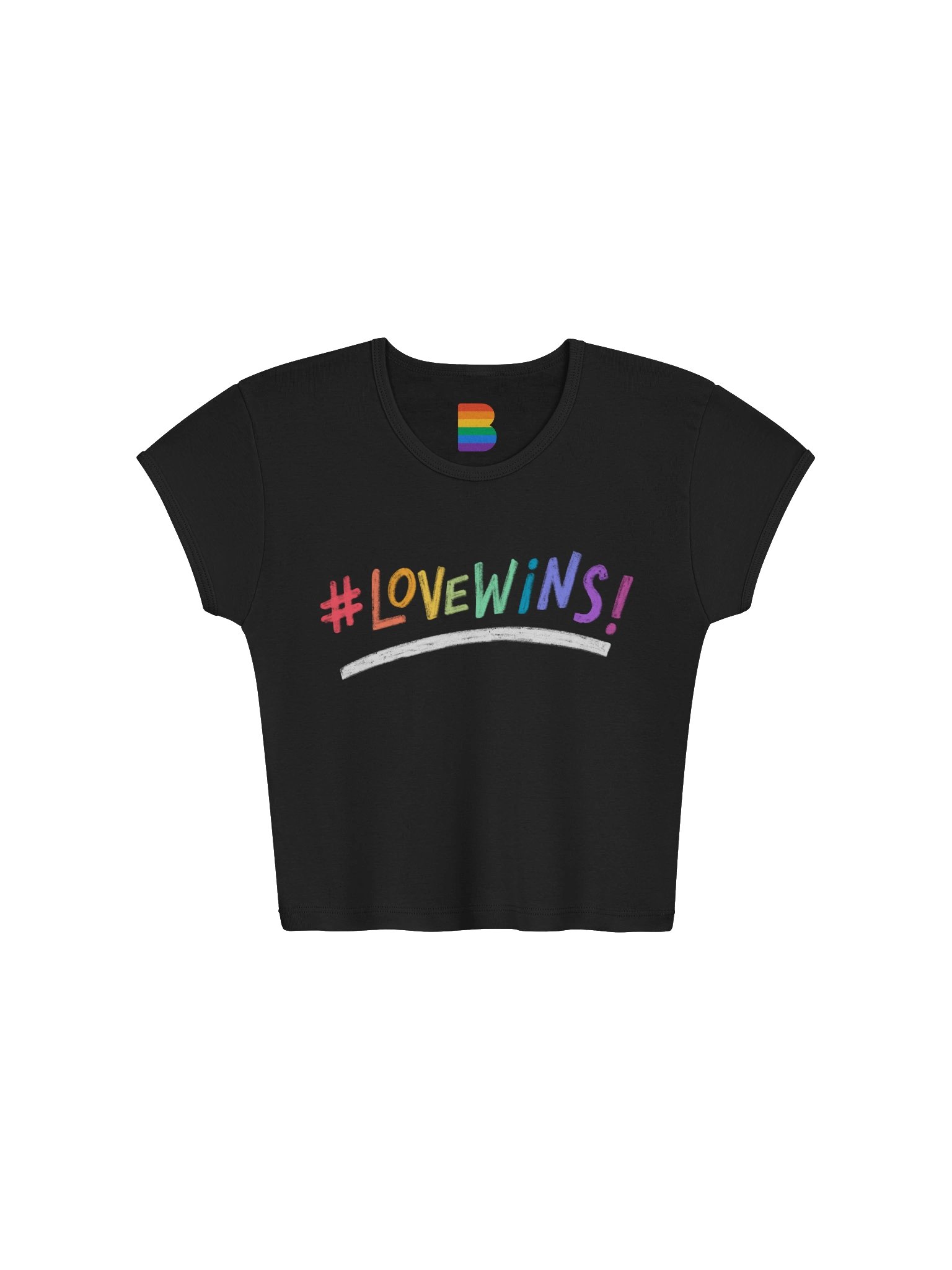 LOVE WINS — Bravli Baby Tee product image (1)