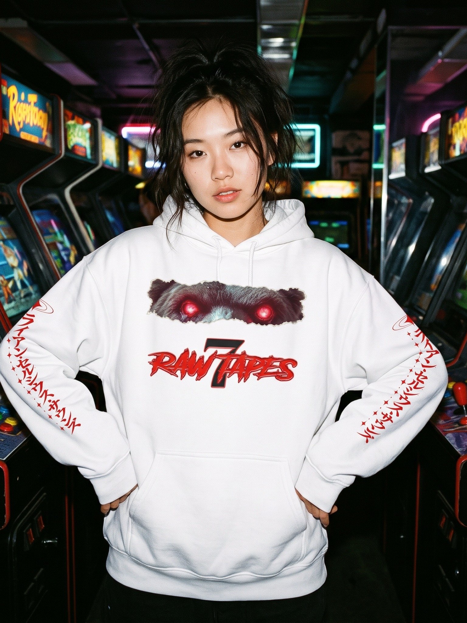 RAW TAPES 7 Graphic Hoodie | All Eyes On ME product image (12)