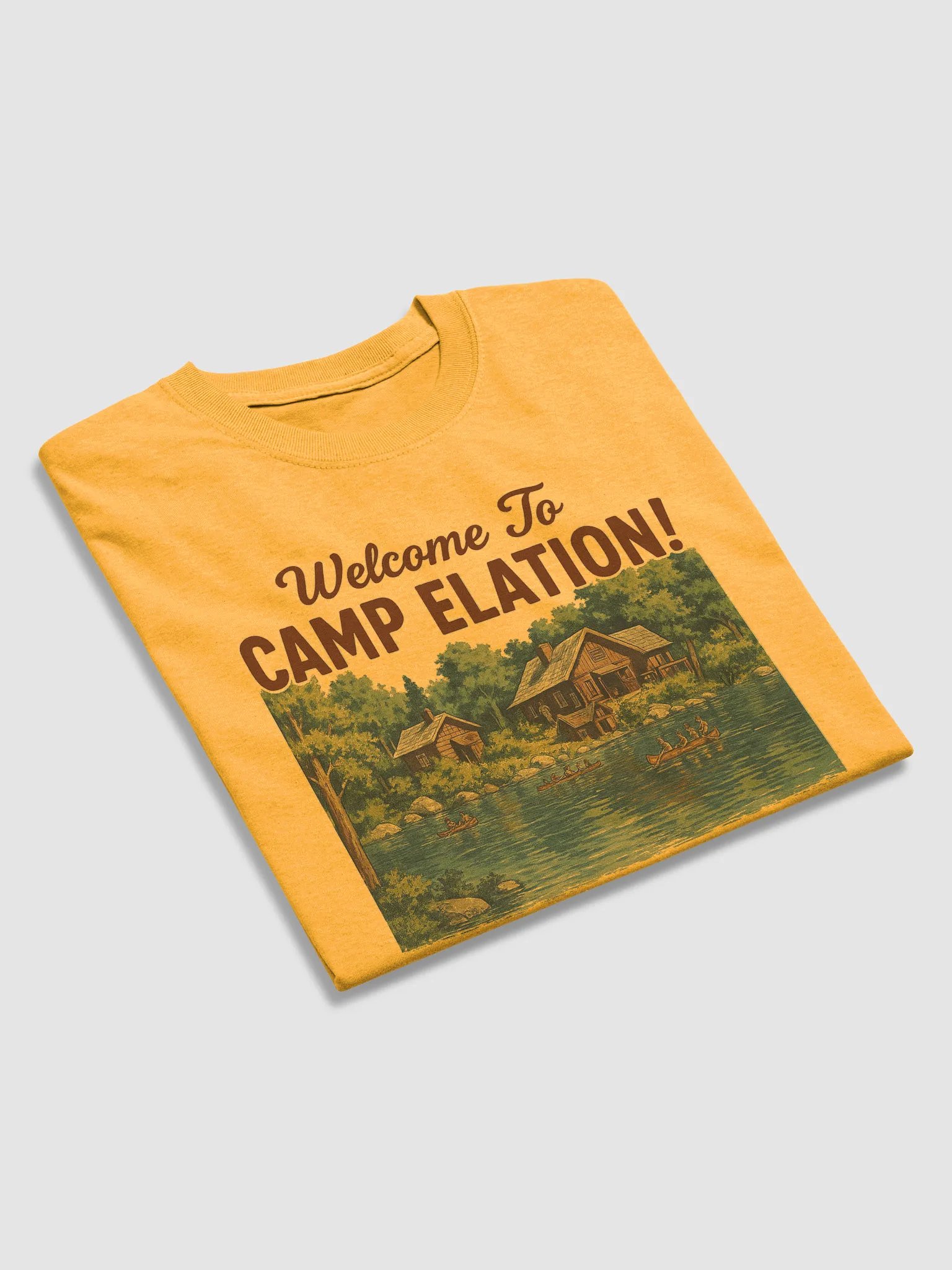 Welcome to Camp Elation Vintage T-Shirt product image (4)