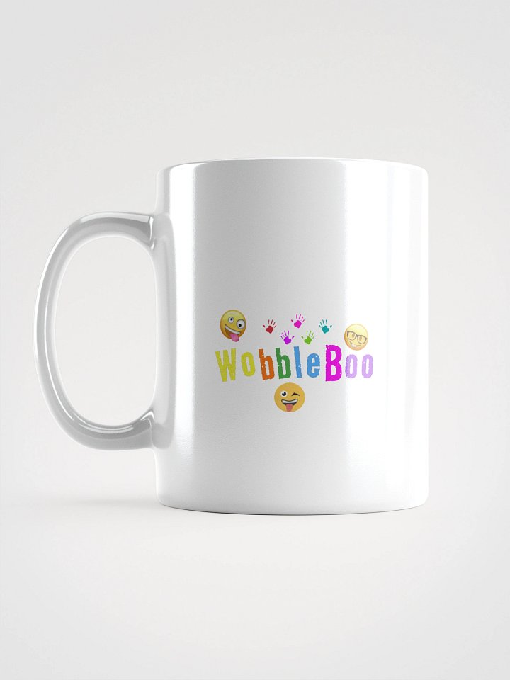 WobbleBoo White Glossy Mug product image (1)