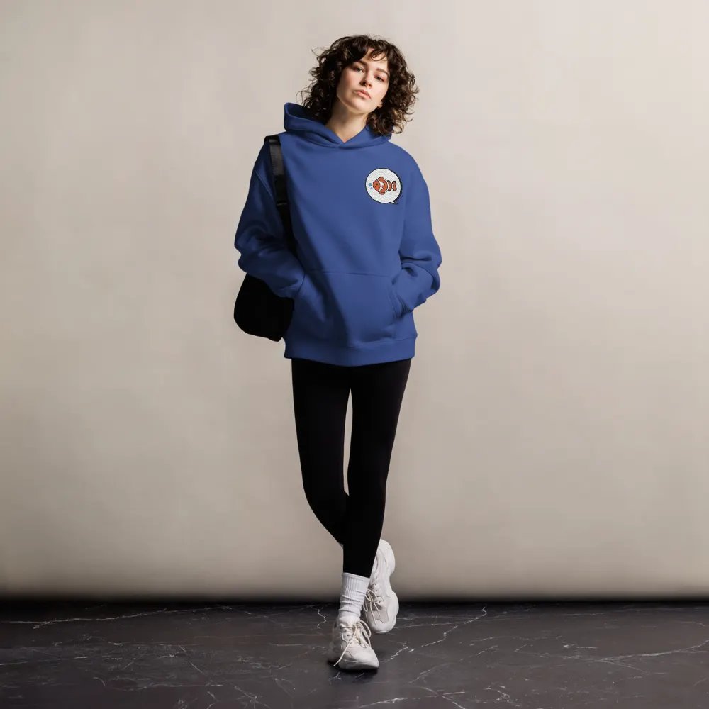 Clownfish TV Embroidered Unisex Oversized Hoodie product image (18)