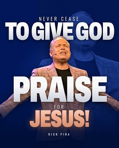 Never cease to give God praise for JESUS!

Some people only praise God when everything is going right. But Jesus is worthy of...