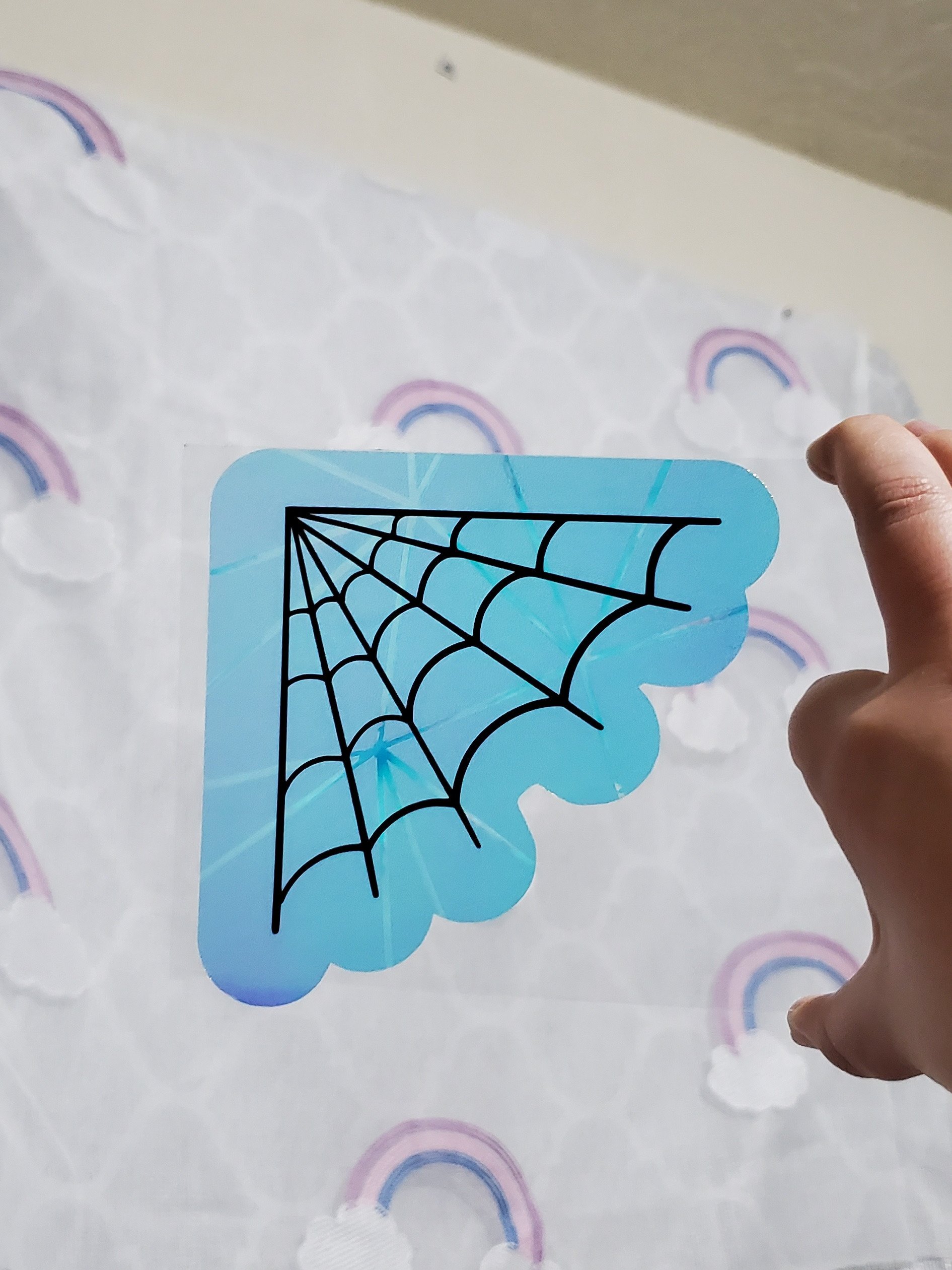 Custom Interior Window Cling - Two Colors product image (3)