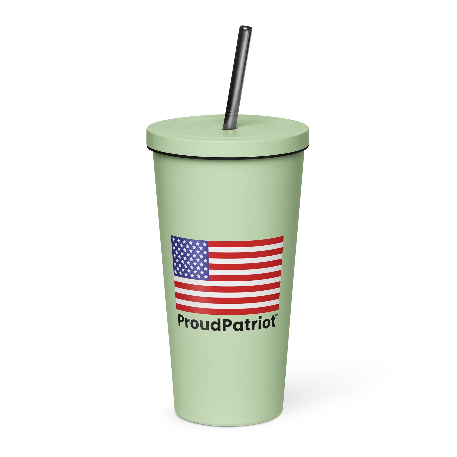Insulated Tumbler with a Straw 20 oz product image (1)