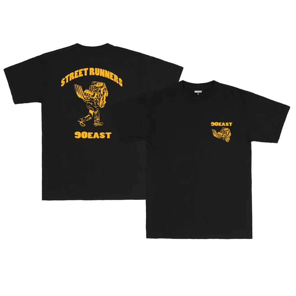 90East Runner Tee Black product image (1)
