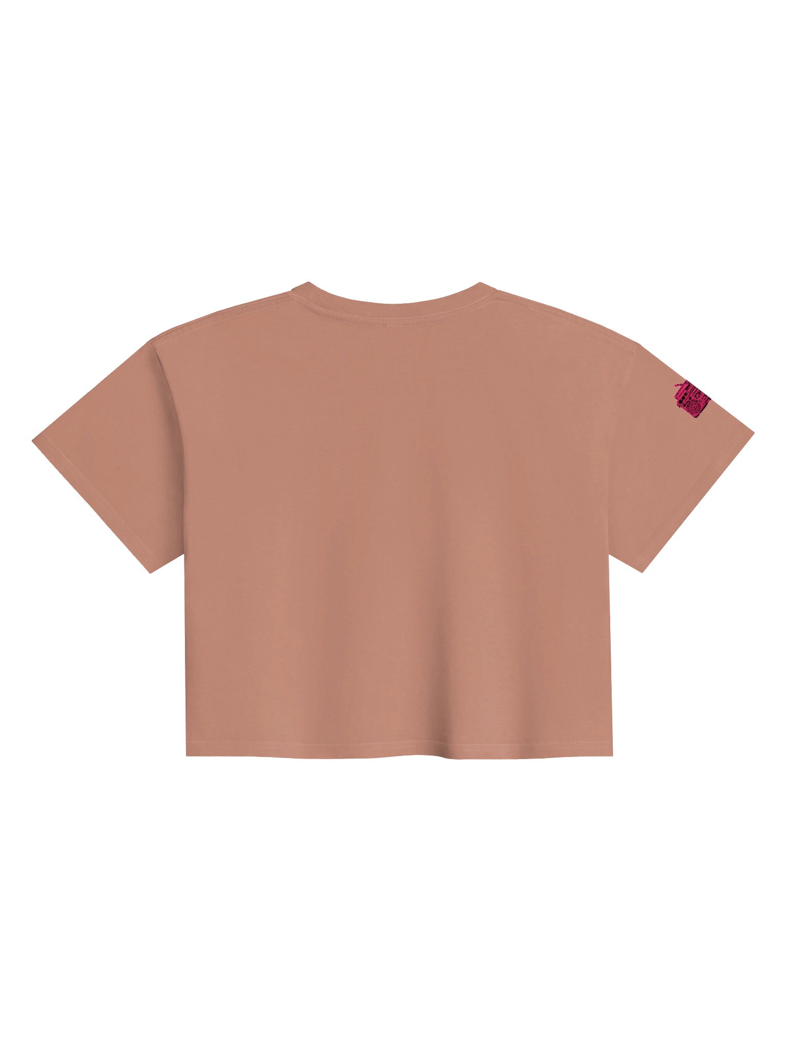 Coffee. Cats. Pilates. Embroidered Crop Top T Shirt product image (4)