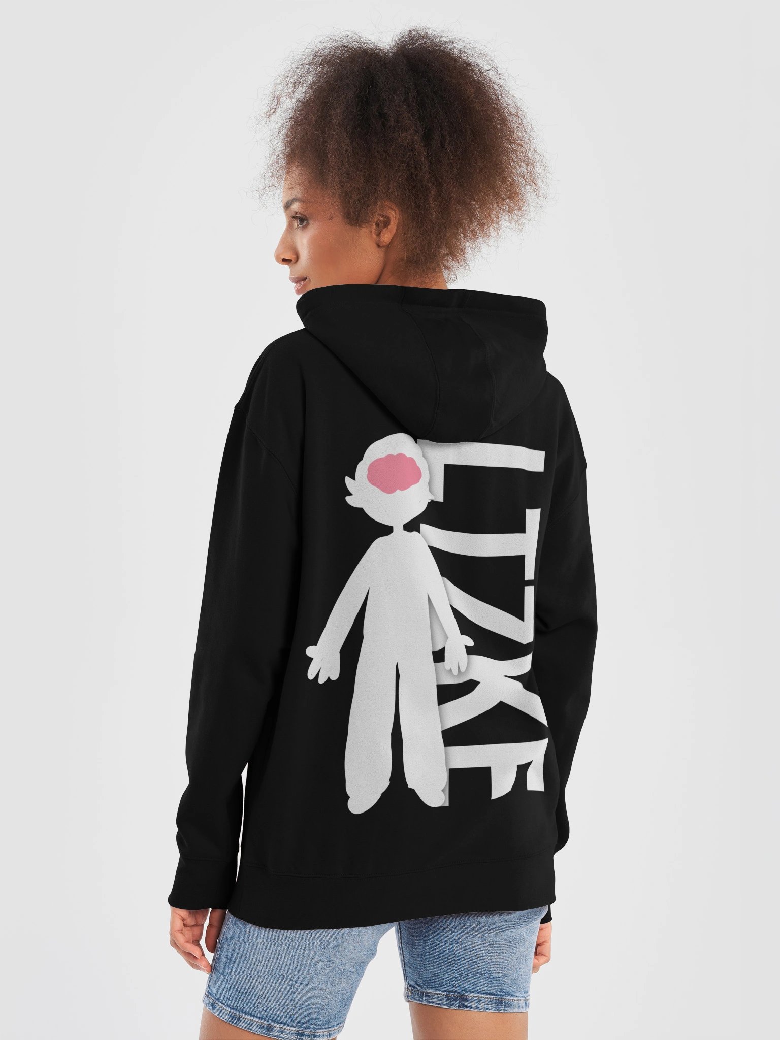 LTZKE Beanie Outline Minimalist Lineart Hoodie product image (6)