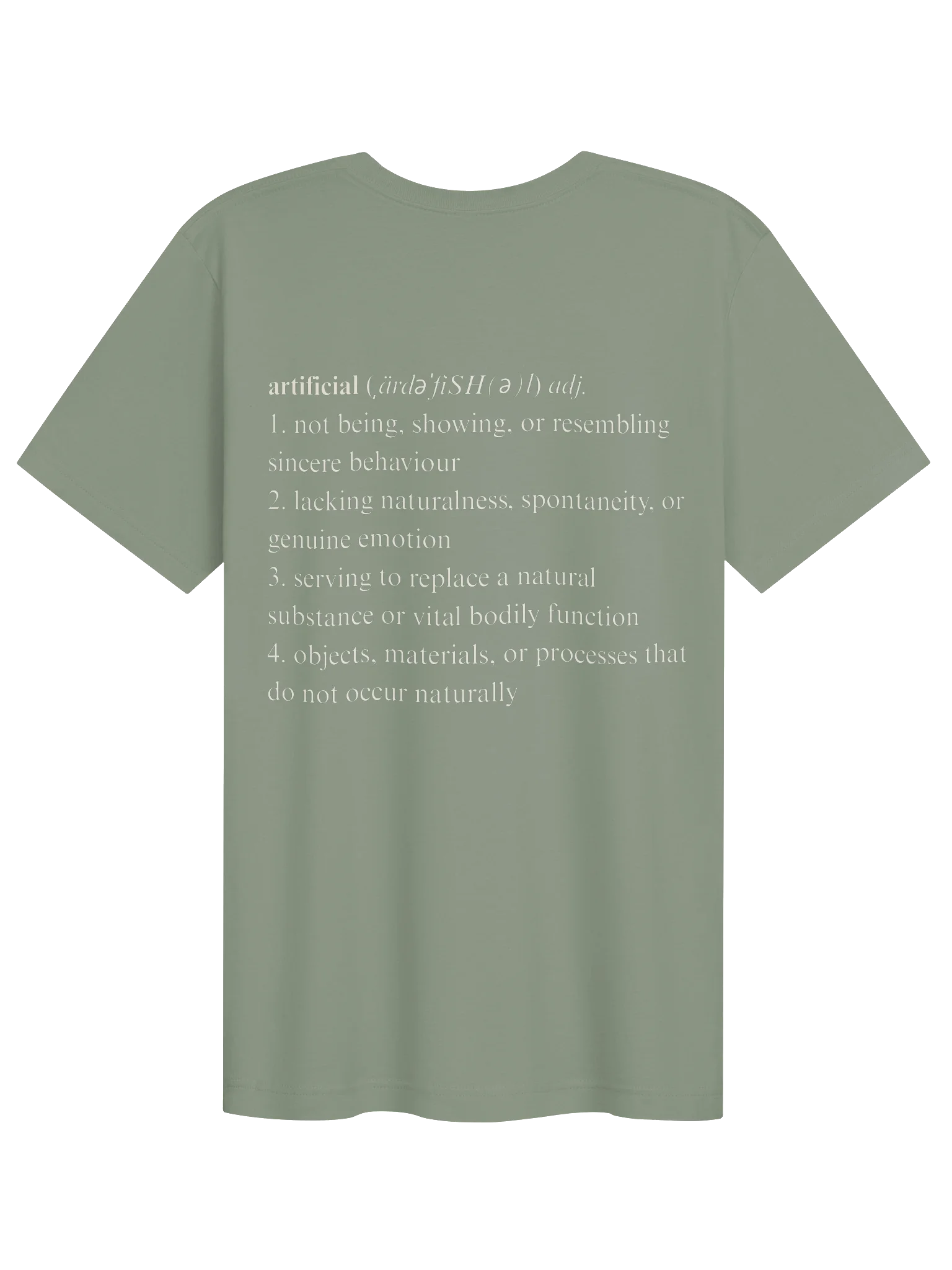 'no artificial ingredients' tee product image (14)