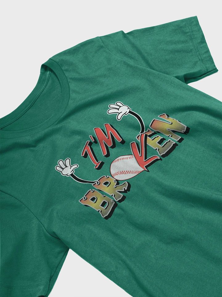 Im Broken Im Ok Baseball Hands Playful Gesture T-Shirt product image (2)
