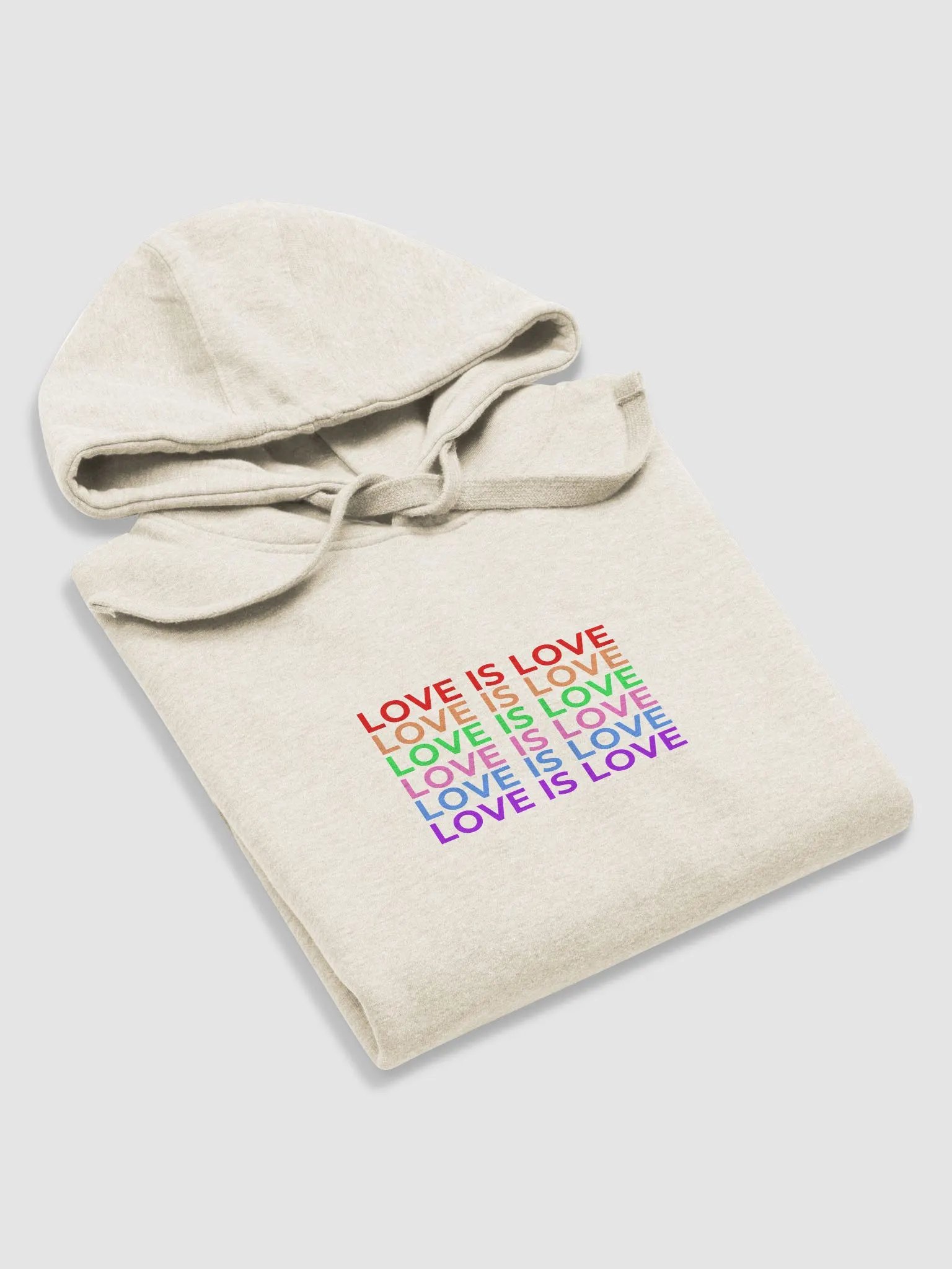 Rainbow Love is Love Unisex Hoodie product image (6)