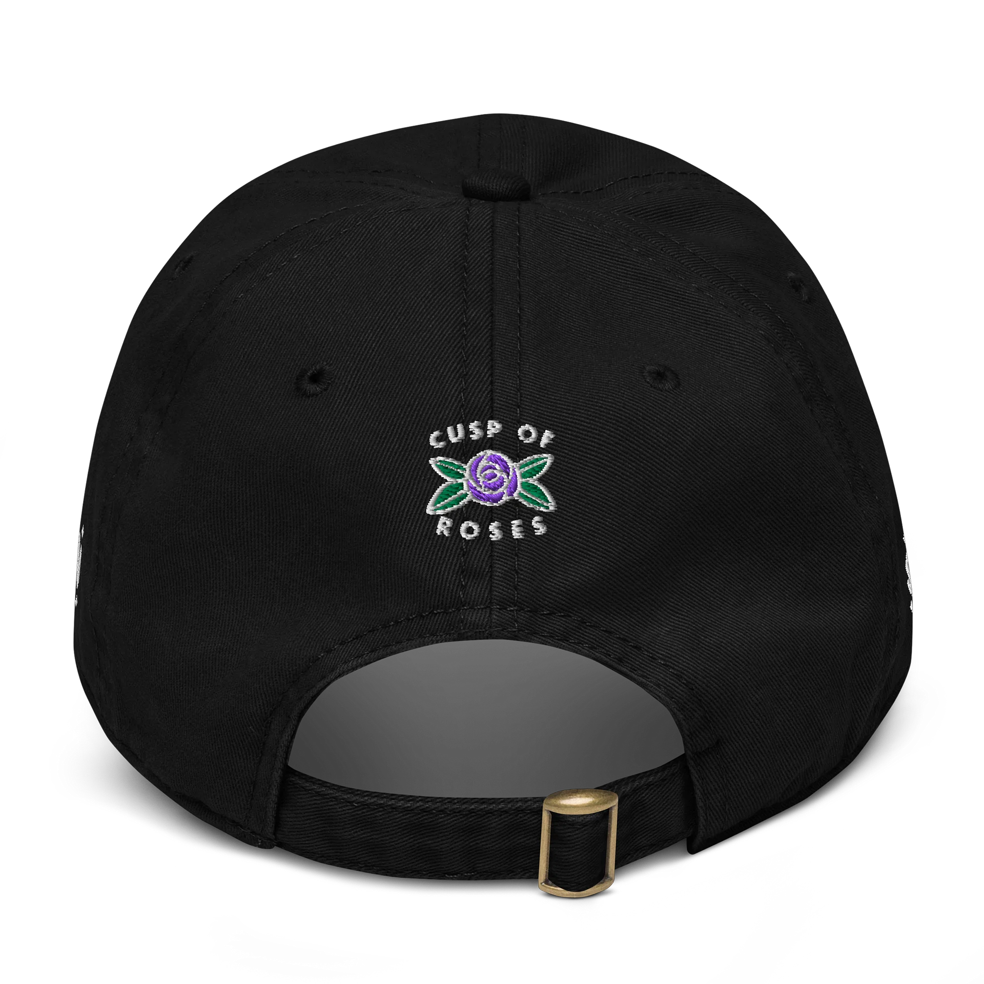sagittarius-capricorn cusp dad hat (white) product image (2)