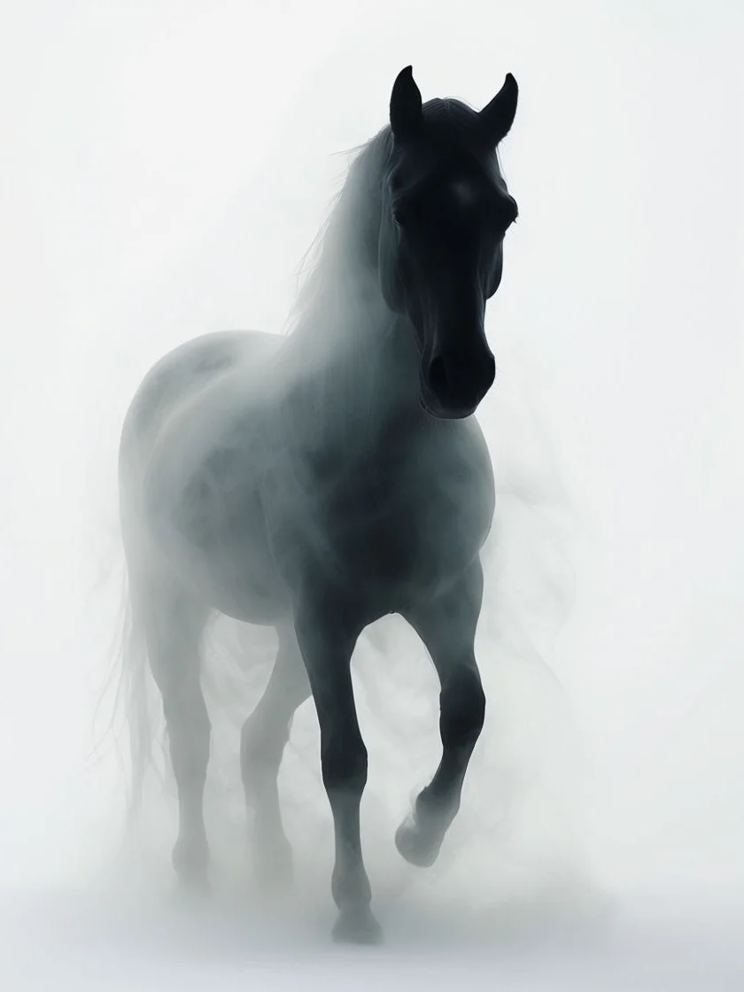 Misty Equine Elegance Framed Poster product image (1)