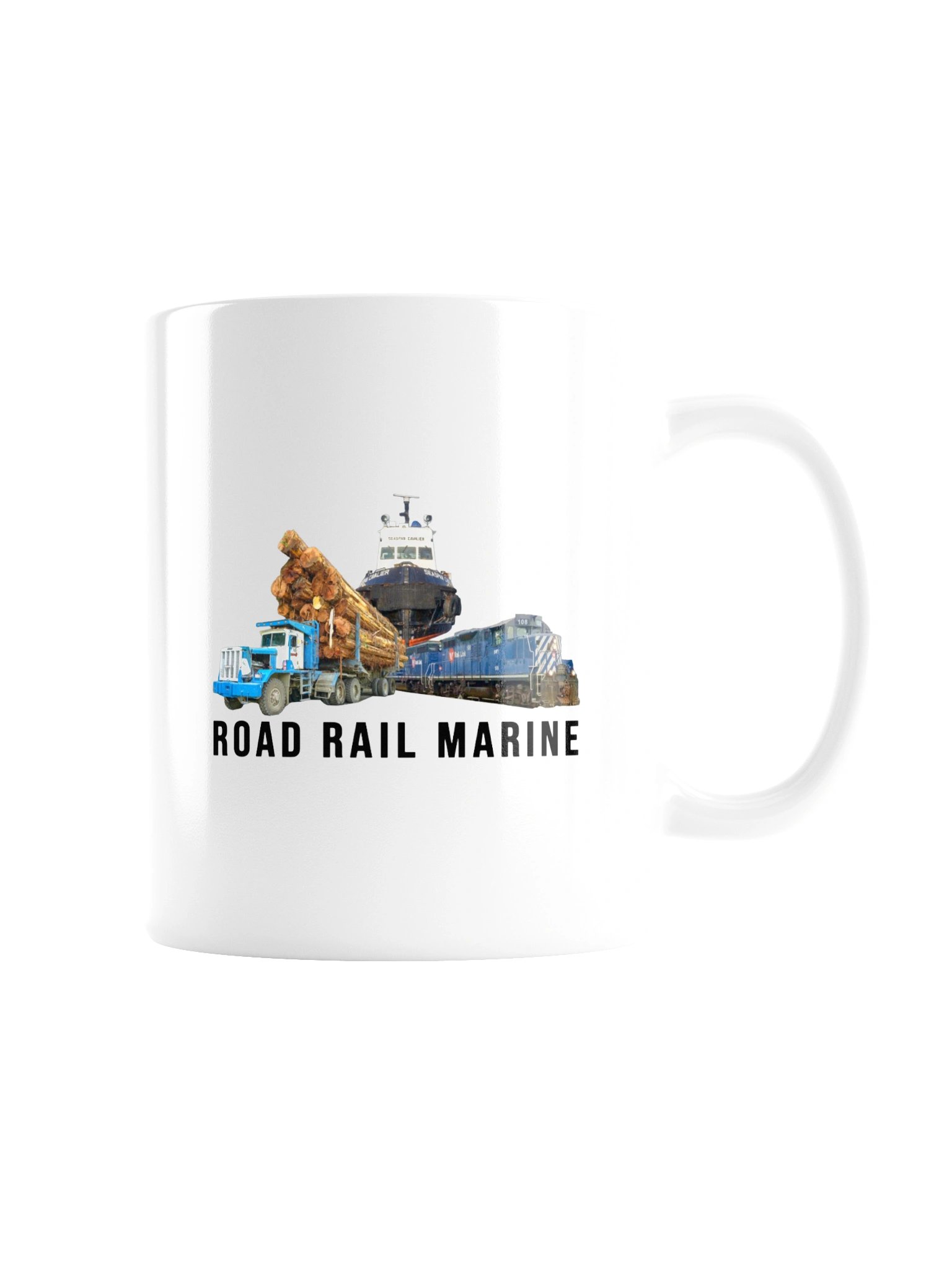 Road Rail Marine mug. Episode 24 Challenger truck and driver. product image (3)