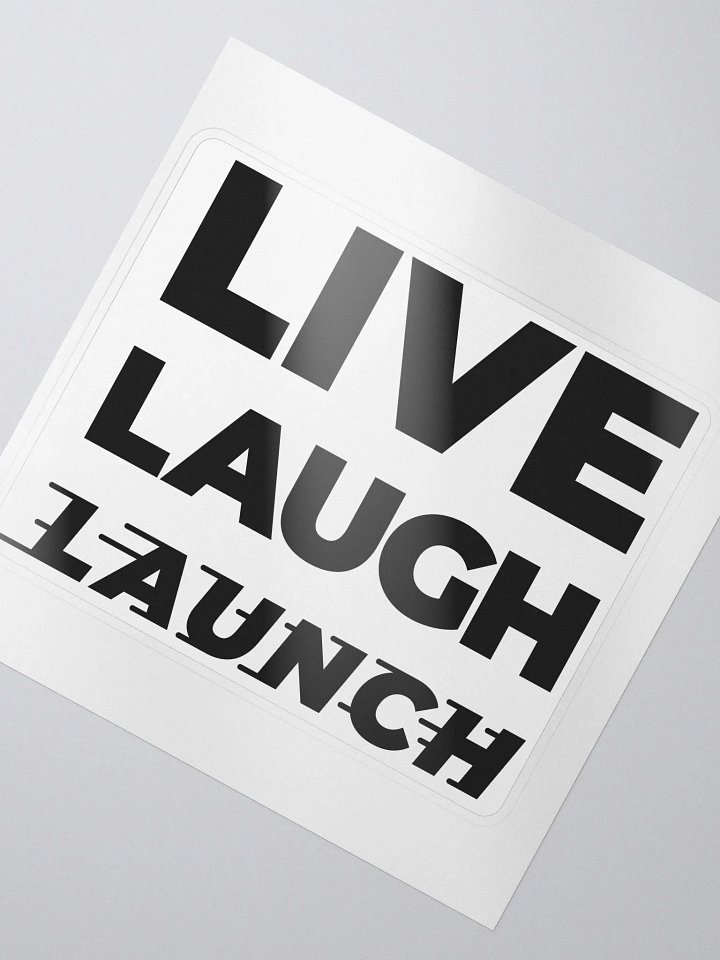 Live Laugh LAUNCH - sticker product image (2)