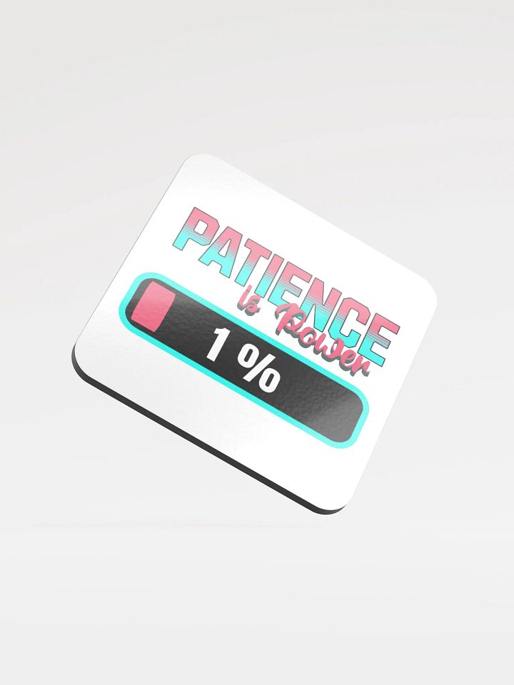 Patience Is Power 1% Coaster Set product image (2)