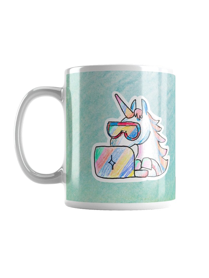 Coding Unicorn Mug (Aqua) product image (1)