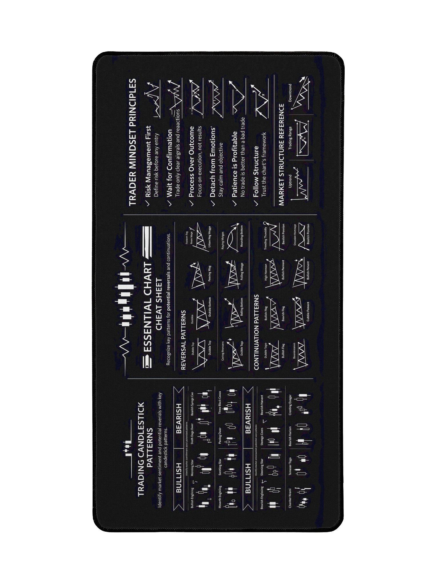 🖥️ Essential Chart Patterns – Trader Desk Mat product image (2)