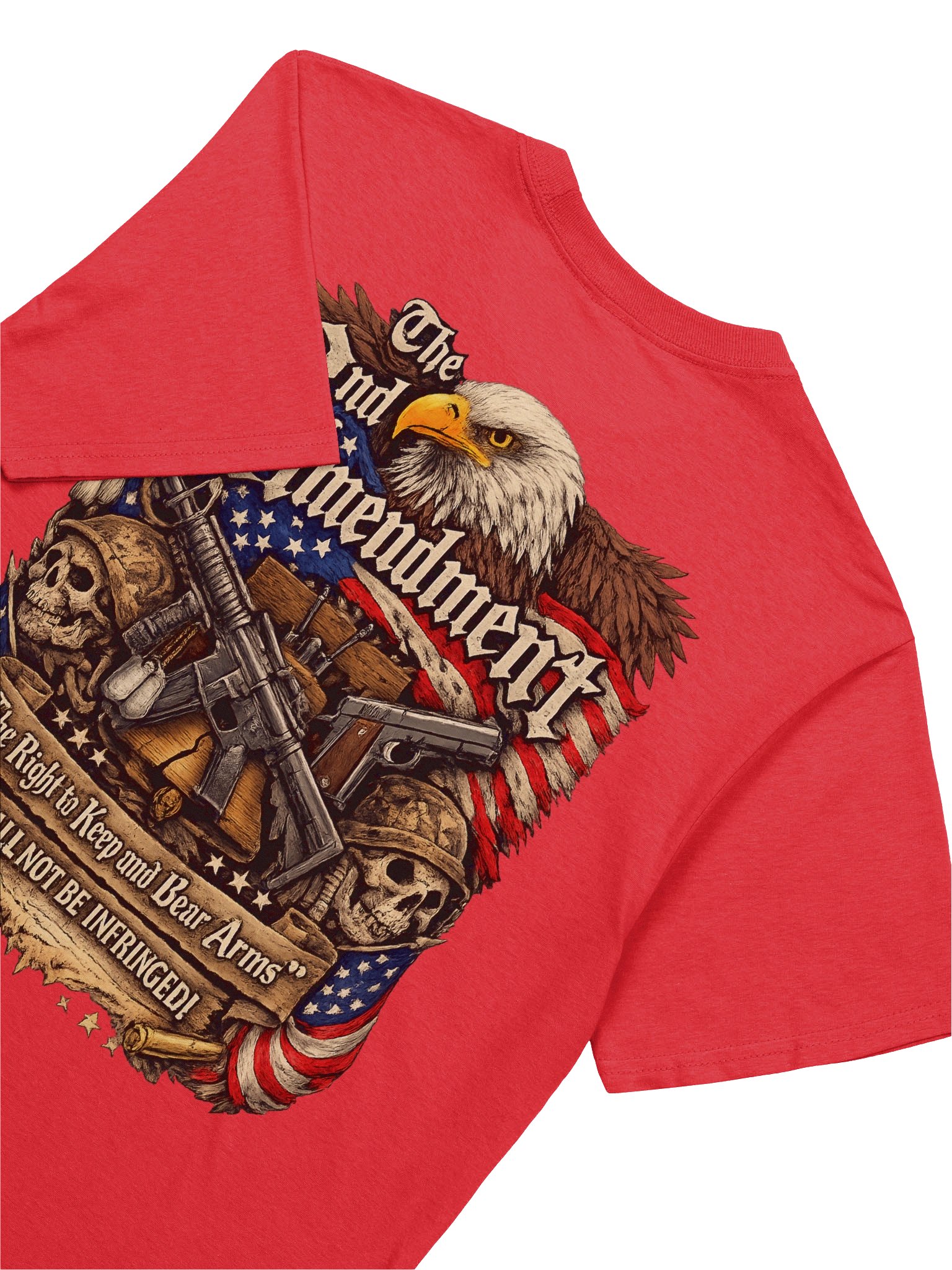 Doing USA 2nd Amendment – Patriotic Back Print Tee product image (89)