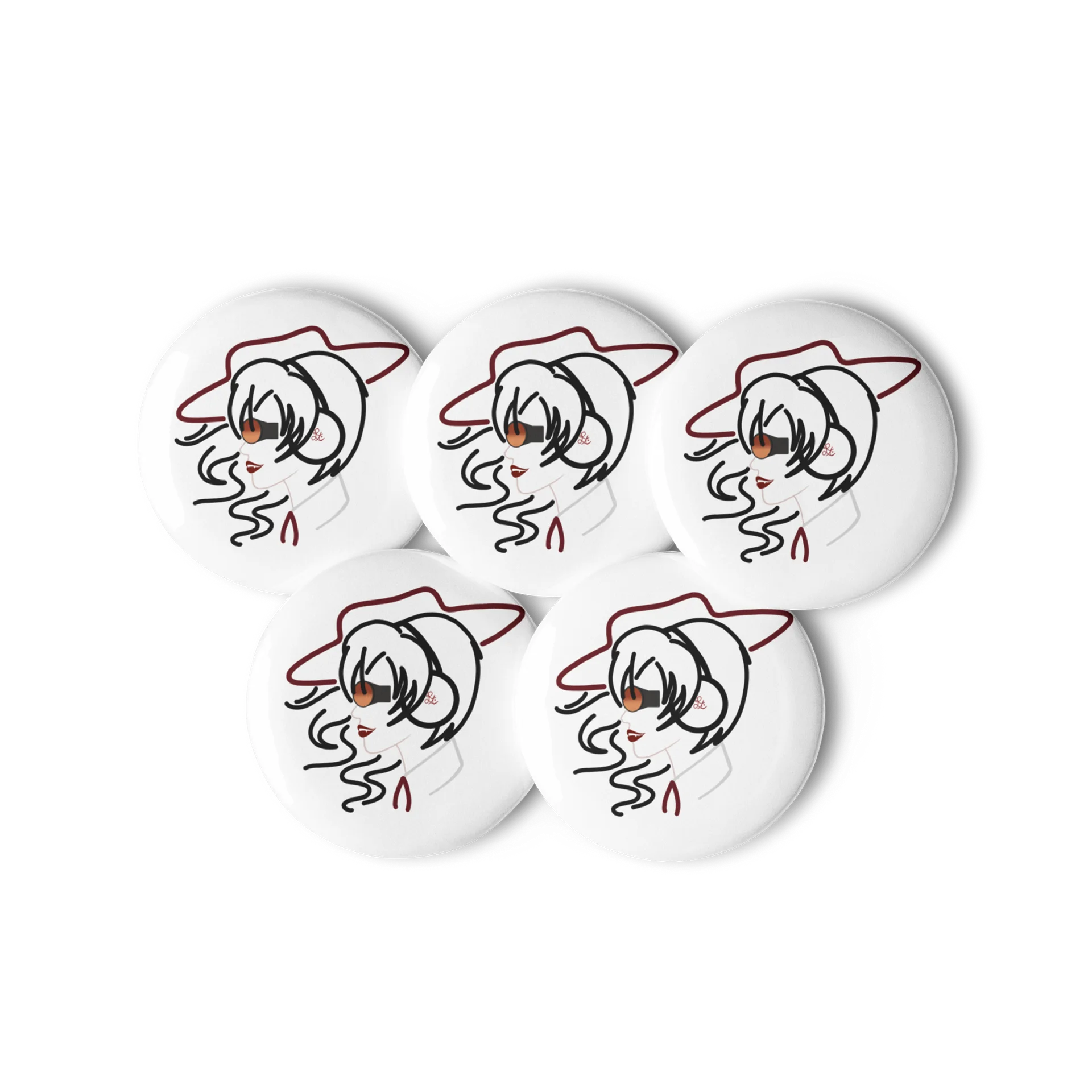Red Hellsing Pins product image (2)