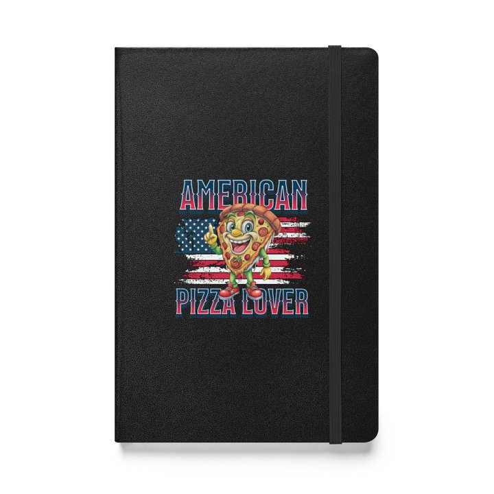 American Pizza Lover Patriotic Hardcover Journal product image (1)