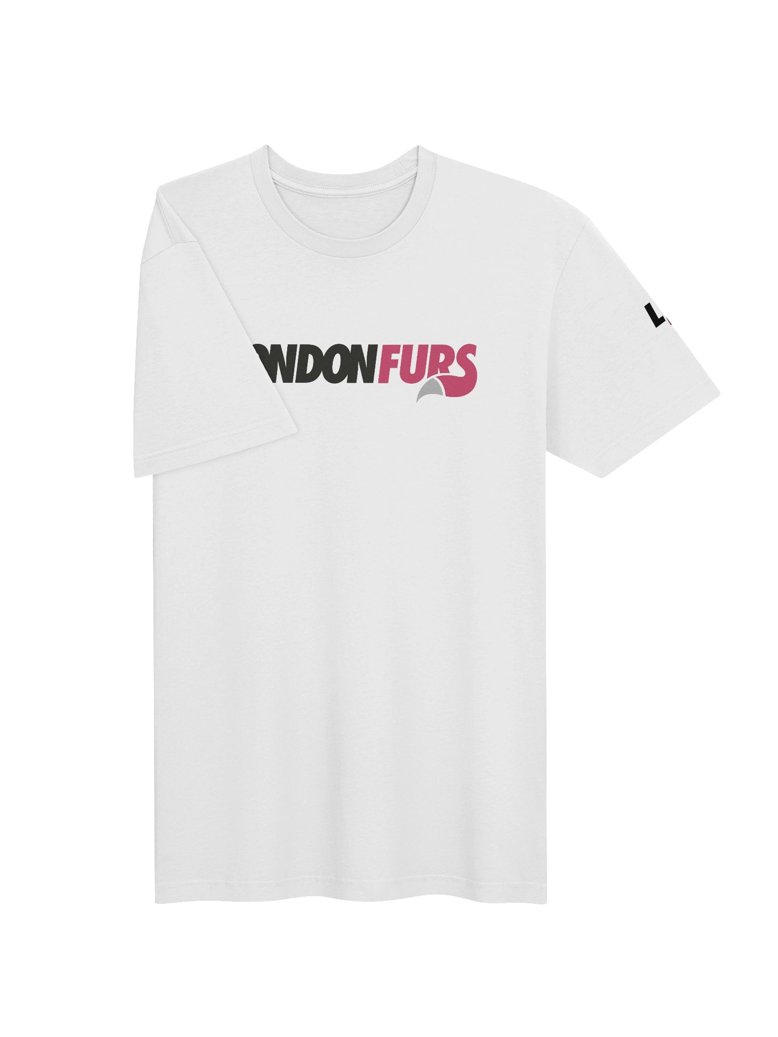 LondonFurs Logo - Black and Red - T-shirt product image (3)