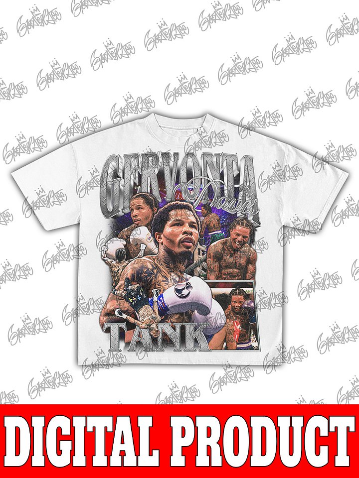 Gervonta "Tank" Davis Undefeated Boxing Champion Vintage Bootleg Graphic product image (2)