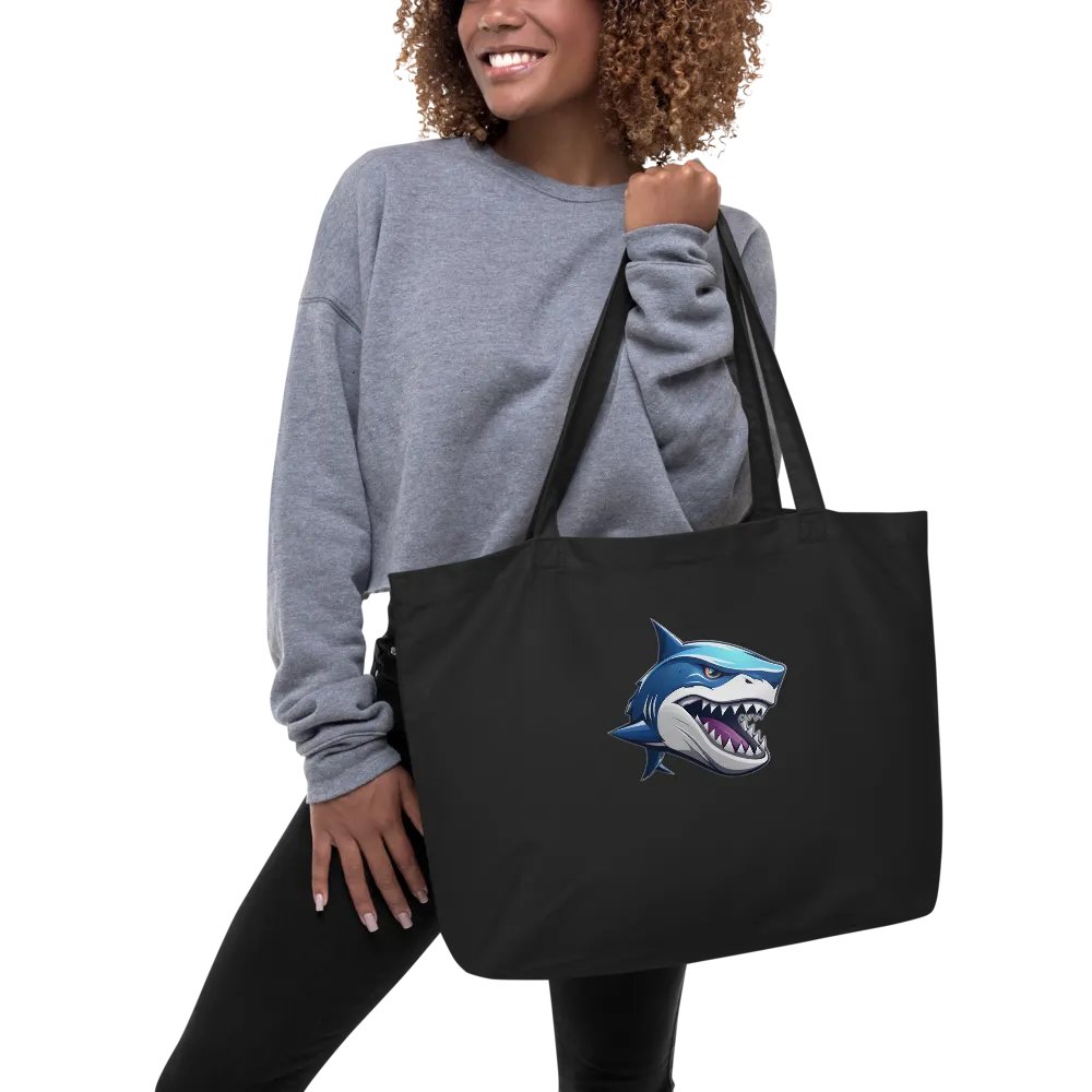 Fierce Shark Head Organic Tote product image (5)