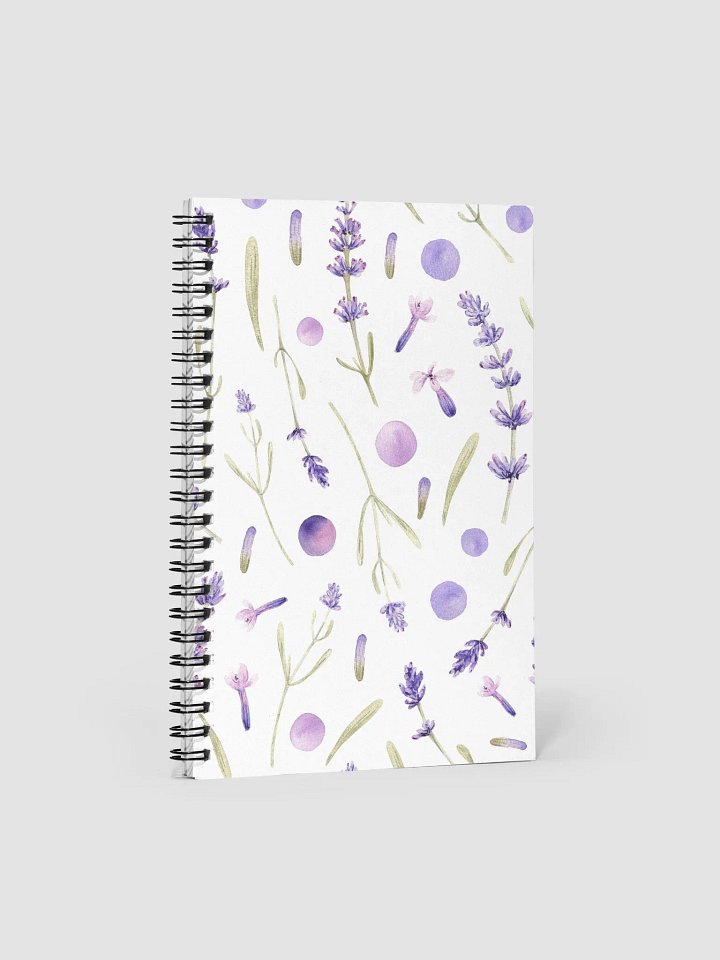 Lavender Spiral Notebook product image (1)