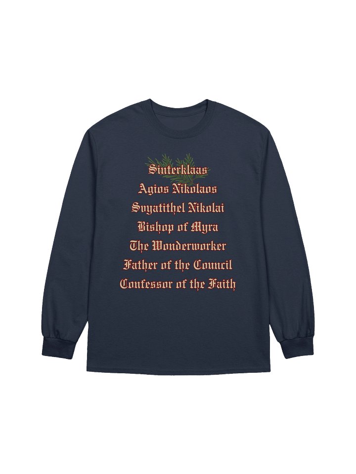 Saint Nicholas, Gildan Ultra Cotton Long Sleeve T-Shirt product image (1)