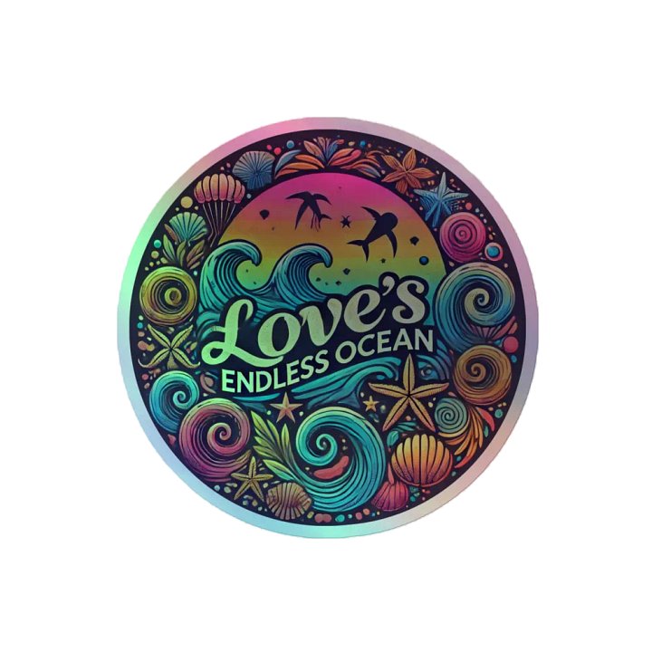 Love's Endless Ocean Holographic Sticker Sheet product image (2)