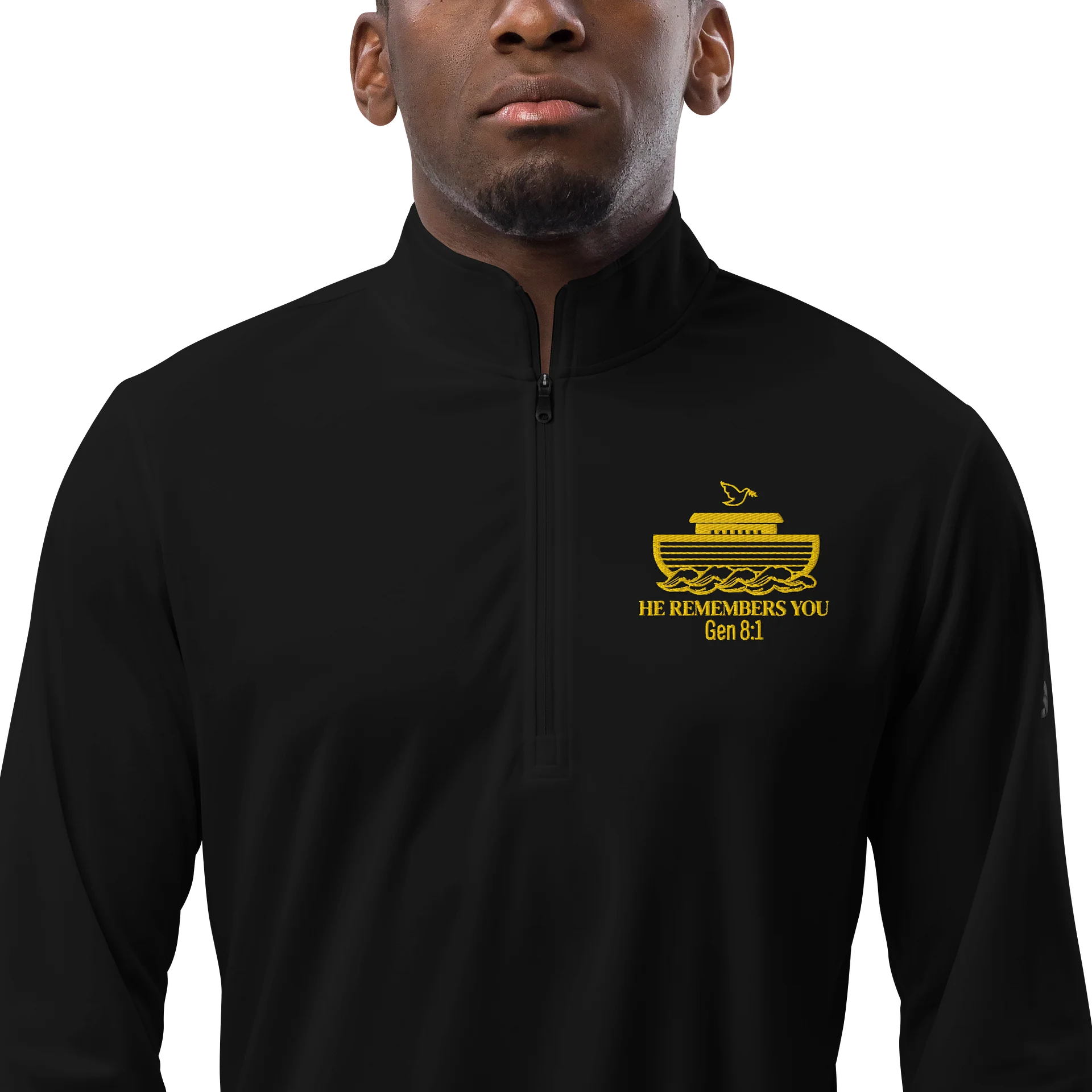 He Remembers You Adidas Quarter-Zip Pullover | Noah Collection product image (1)