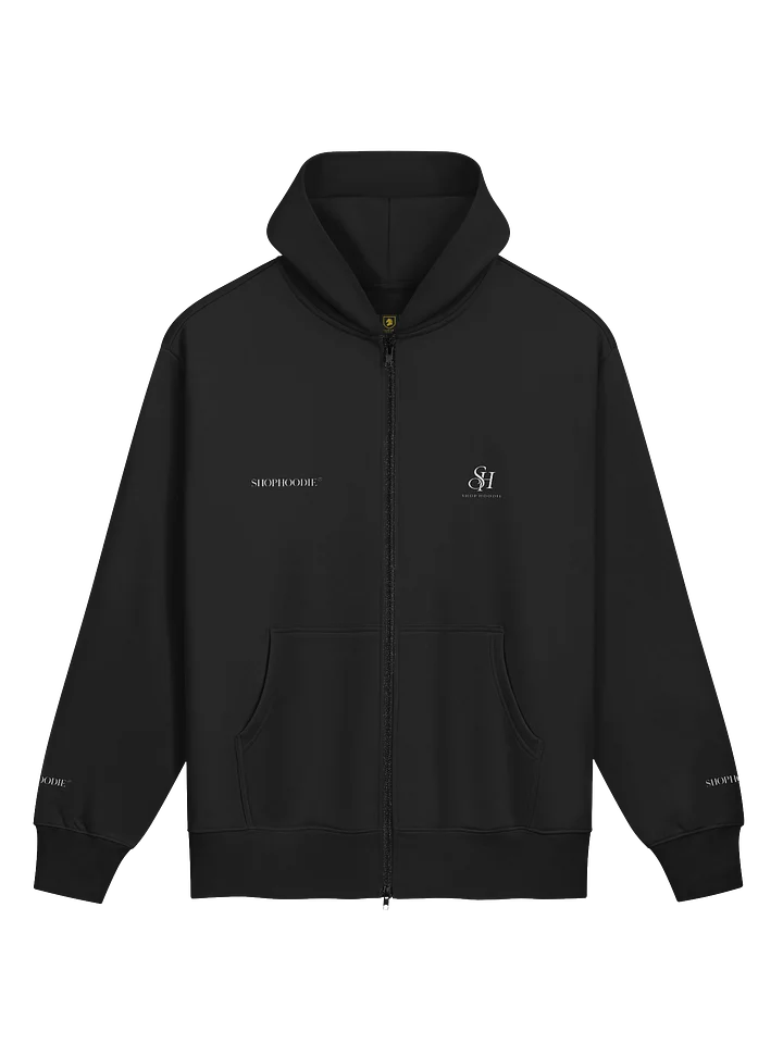 ShopHoodie® Elite Zip Hoodie — Elite White Print Edition product image (2)