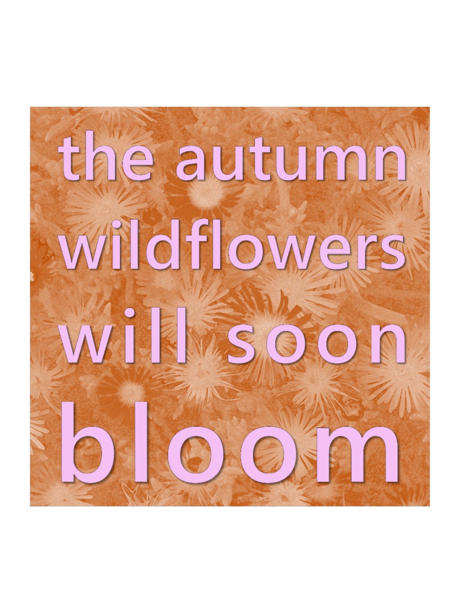 Autumn Wildflowers Sticker product image (1)