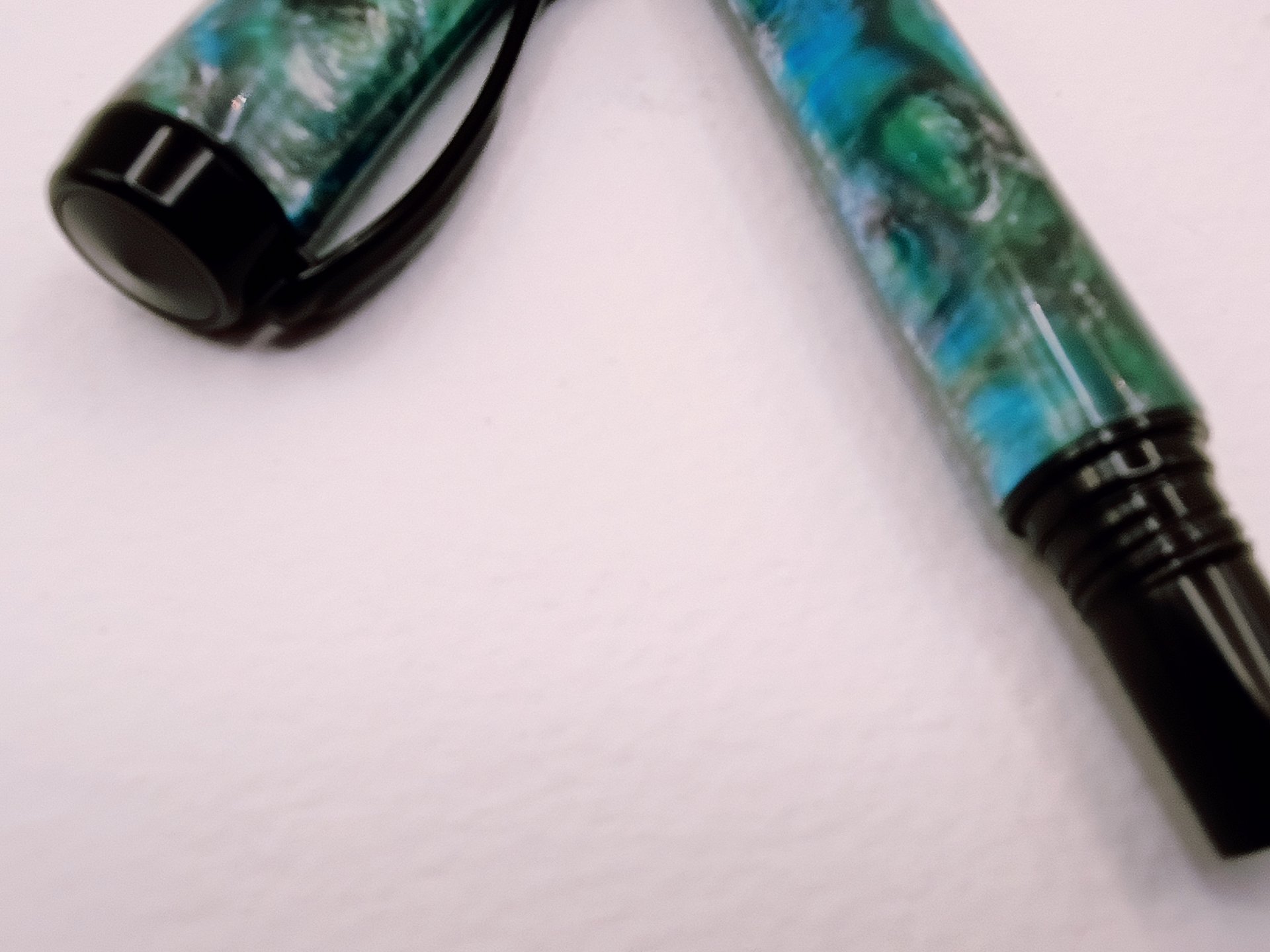 🖋️ Diamond Knurl Rollerball – Black Chrome Edition product image (6)
