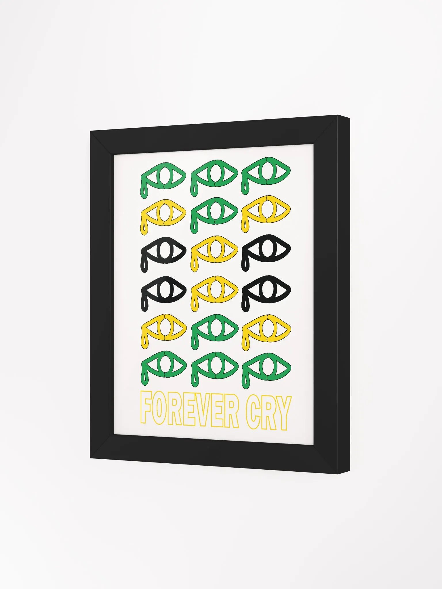 Jamaica - Forever Cry - Framed High-Quality Matte Poster product image (1)