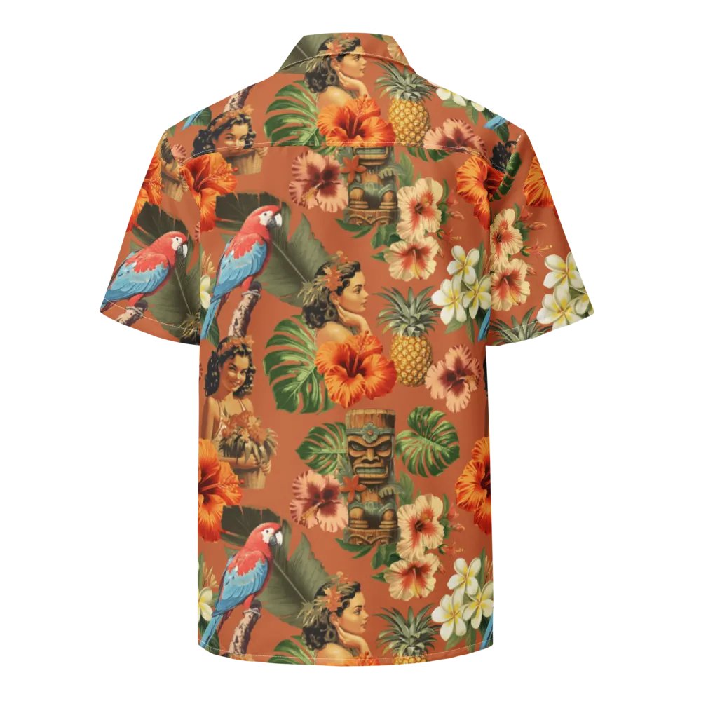 Vintage Tiki Hawaiian Shirt product image (6)