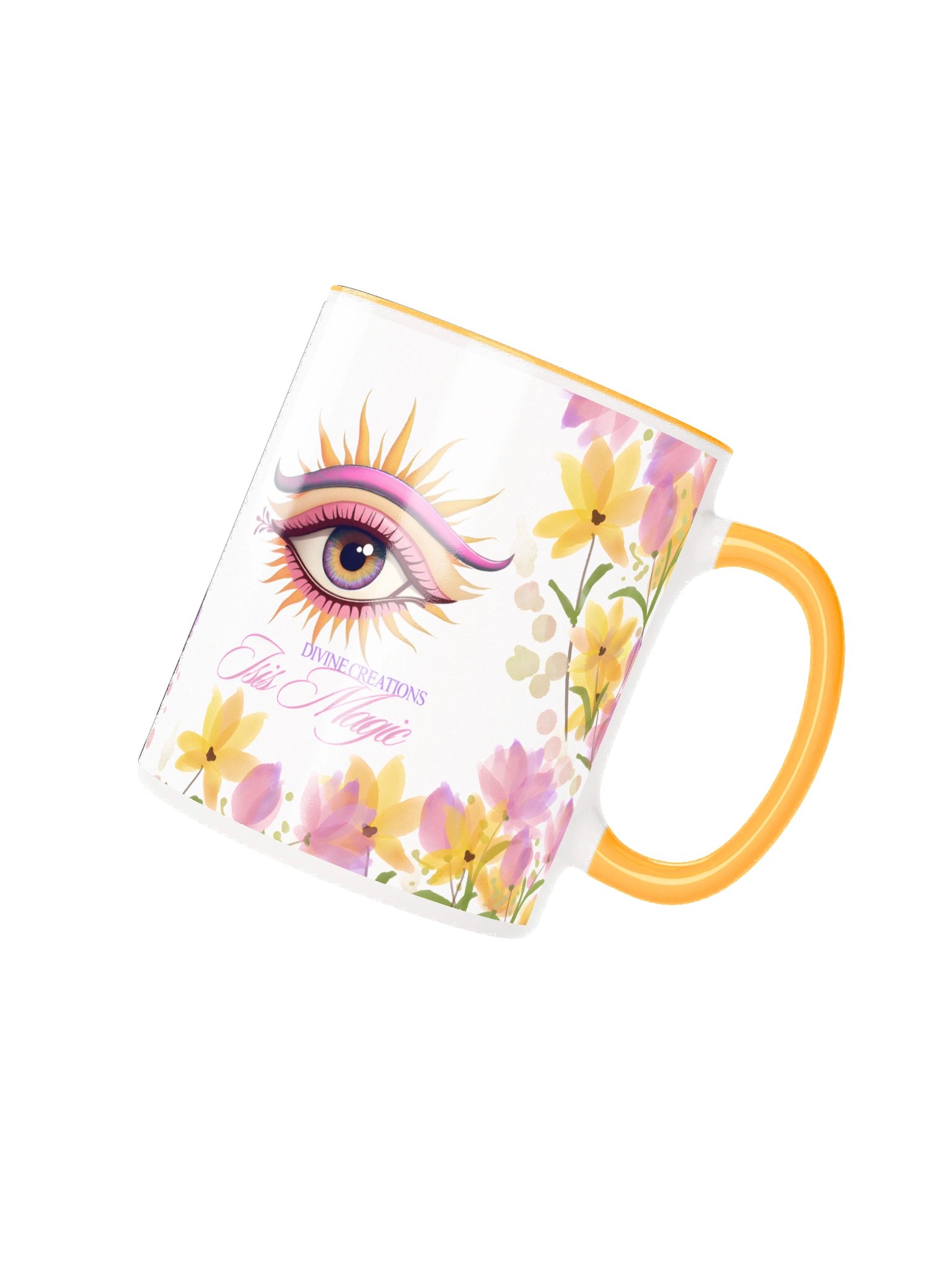 Bonne Fête Ma Guerrière: 'Maman' Watercolor Floral Mug product image (2)