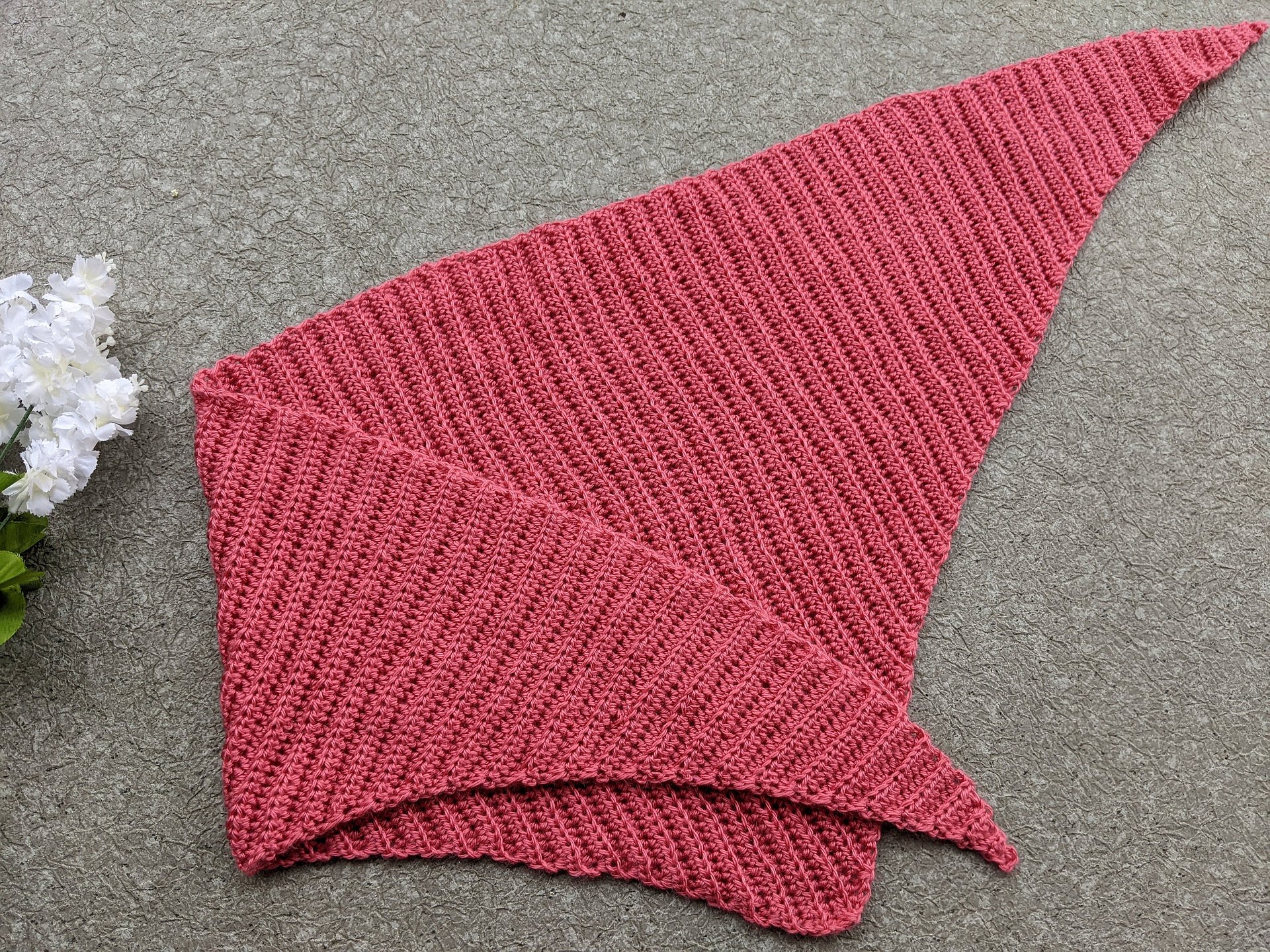 Crochet Triangular Shawl Pattern product image (7)
