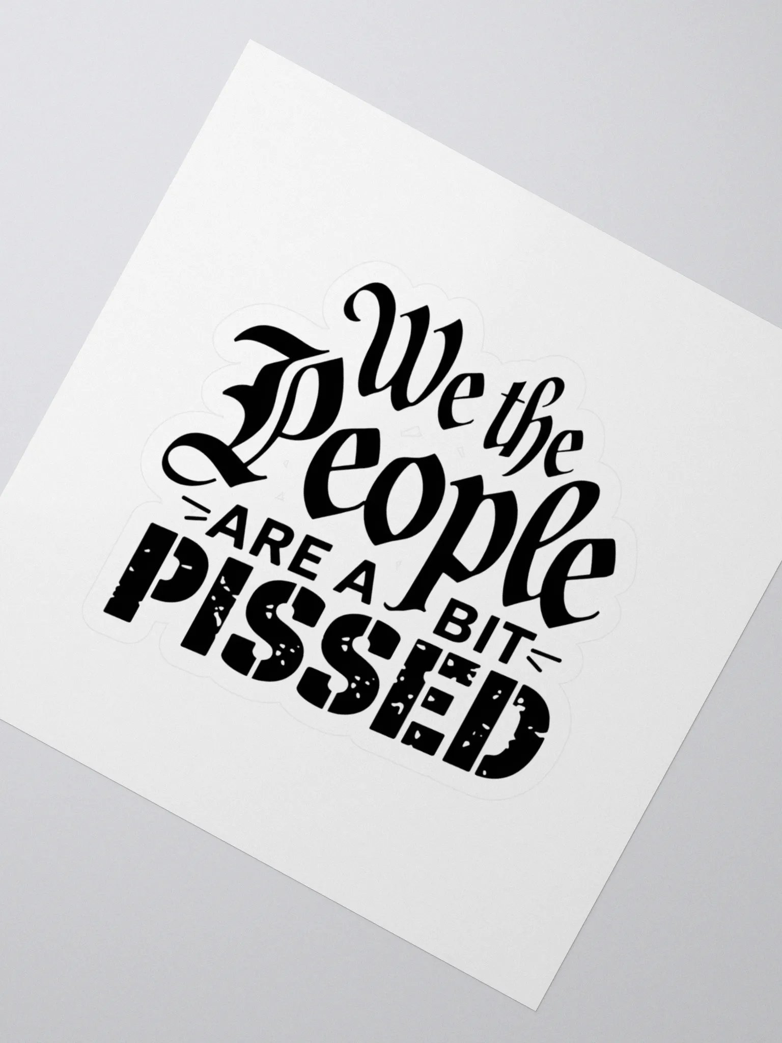 We the People - Kiss Cut Stickers product image (2)