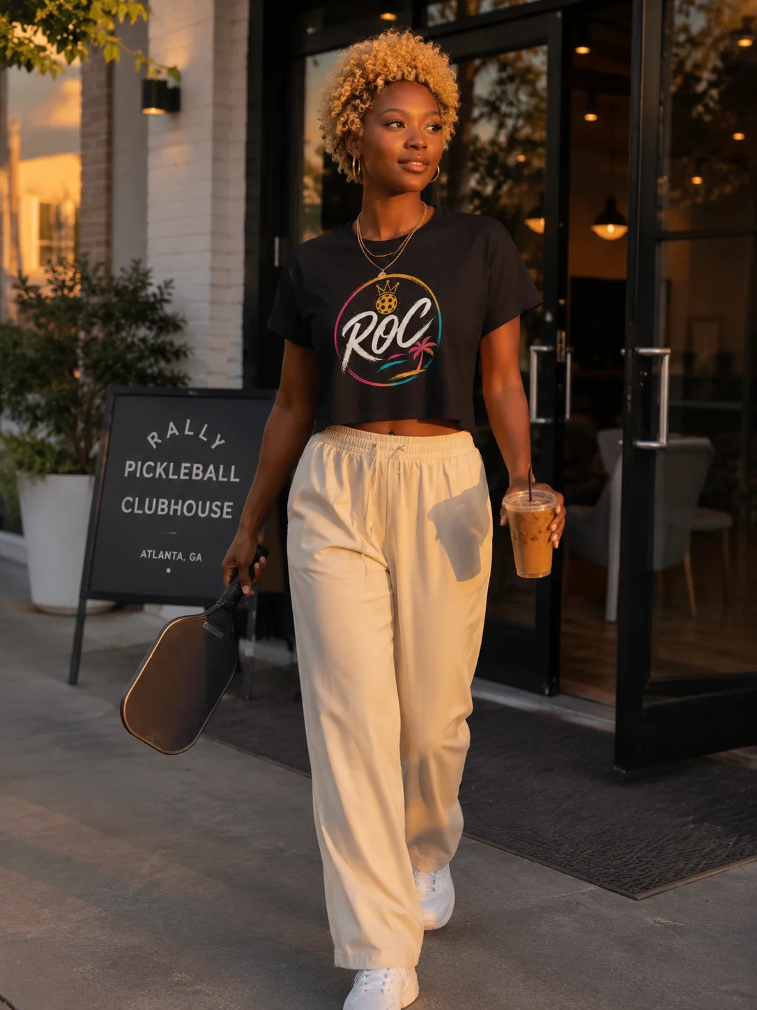 The ROC Partial Availability Crop - Black product image (10)