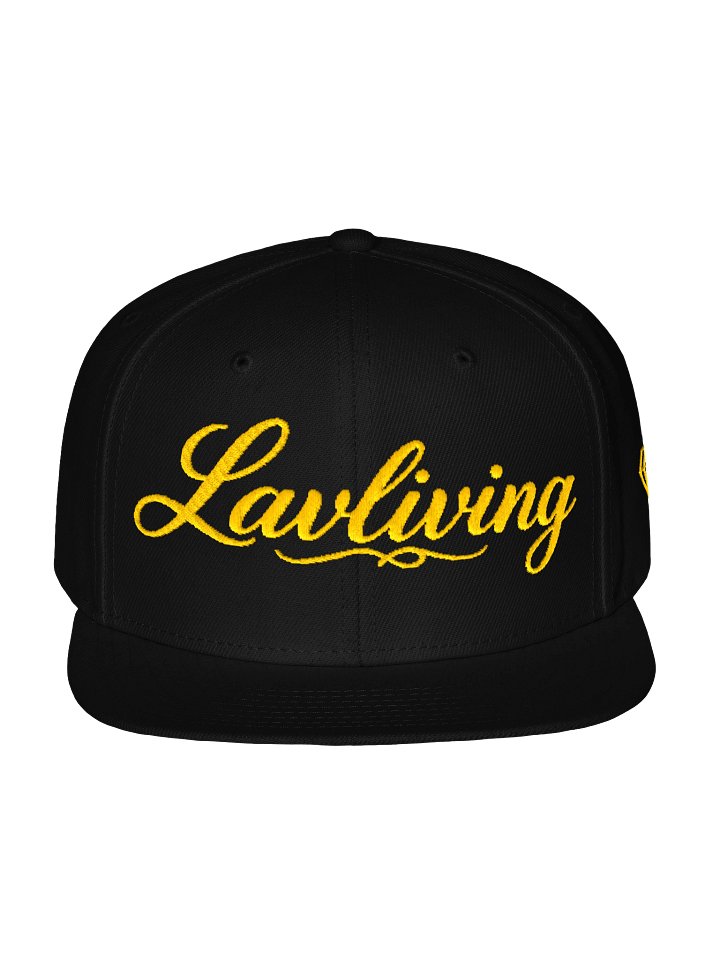 Lavliving — Gold Otto Flat-Brim Cap — actual product view