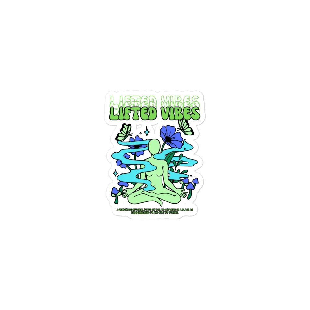 Lifted Vibes Fridge Magnet product image (1)