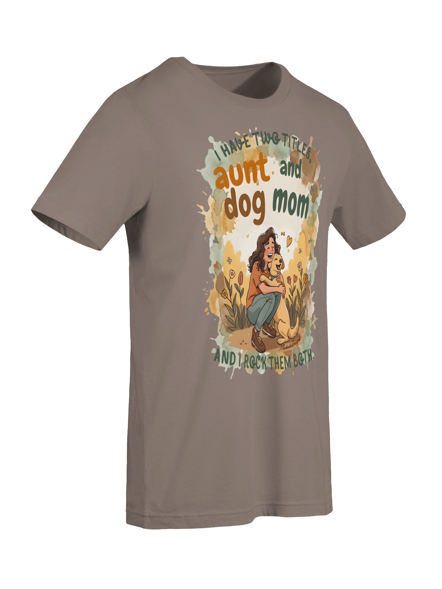 Aunt and Dog Mom Tee product image (107)