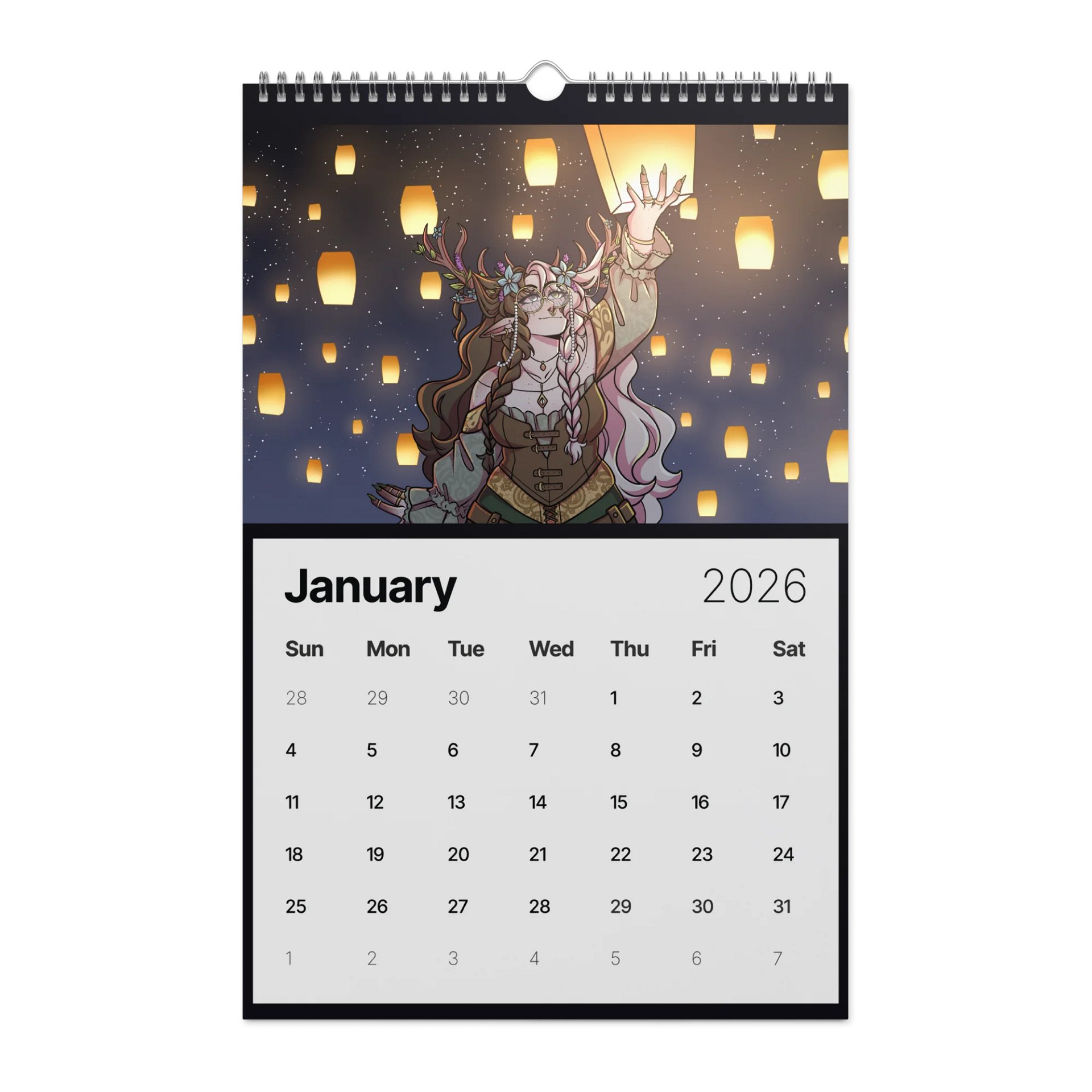 2026 IzzyFaery Calendar product image (1)