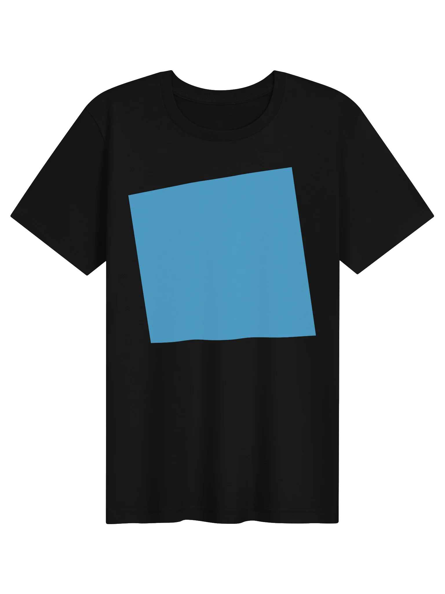 Blue word t-shirt product image (1)